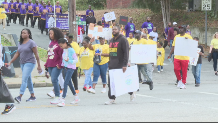 Third annual Empowerment for Peace Walk in North Columbia